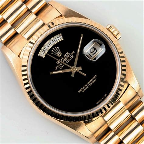 1990 day date onyx rolex|rolex diamond 18238.